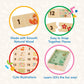Battat – One-Match Puzzle – Numbers Wooden Puzzle For Toddlers – Wooden Toys – Educational Toys – 3 Years + – Self Correcting Puzzles With Storage Box 123 (41 Pcs)