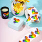 Jmkcoz 1000 Pcs Gay Pride Stickers Rainbow Progress Pride Heart Shaped Roll Tape Lgbt Sticker For Pride Parades Festival Party Decoration Mardi Gras Events