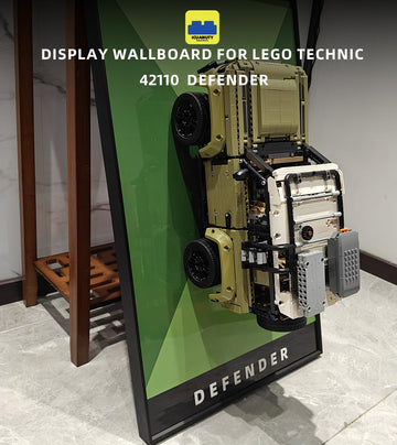 Wetceaom Display Wallboard For Lego Technic Land Rover Defender 42110, Gift Ideas For Lego Car Wall Mount Enthusiasts,17.7 X 29.