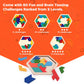 Vanmor Wooden Hexagon Tangram Puzzle - 3D Logic IQ Game, Basswood, 60 Challenges, STEM Educational Toy for Kids & Adults