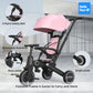 Bebehoo Tricycle Stroller for Toddler,Foldable Baby Tricycle,Kids Balance Bike with Push Handle,Toddlers Stroller Bike with 1 to