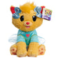Just Play Ek World Emma'S 7-Inch Cat Daisy Plush Stuffed Animal, Orange Cat, Soft Fabric, Gliterry Bow, Kids Toys For Ages 3 Up