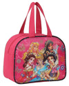 Strong Life Polyester Tiffin Picnic Work School Office Lunch Bag For Kids With Bottle Holder (Pink)