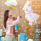 Glimin One Silly Goose Birthday Party Decor Piata with Stick, Blindfold and Confetti for Pink Silly Goose Theme Birthday Party B
