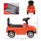 Aosom Kids Ride On Push Car, Suv Style Sliding Walking Car For Toddle With Horn, Music, Working Lights, Hidden Storage And Anti-Dumping System, Red