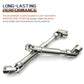 Hoplex 2Pcs Stainless Steel Drive Shaft Universal Joint Driveshaft For 1/18 Rc Rock Crawler Axial Utb18 Capra Unlimited Trail Bu