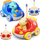 Dinosaur Toys for 2 3 4 5 6 Years Old, 2 Pack Remote Control Cars, Race Cars for Kids, Toddlers Dino RC Car Toys with Music, Xma