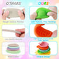 Fidget Toys Sensory Stone For Kids: 6Pcs Fruit Silicone Textured Worry Stones For Autism Kids - Stress Toys For Students Anxiety Relief - Small Prizes- Gifts Christmas Stocking Stuffers For Kids