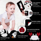 Beiens High Contrast Baby Flashcards, Newborn Brain Development Toys, Visual Stimulation Learning Activity Cards, 20 Pcs 40 Pages Educational Infants Gift (3-6 Months (Black & White & Color))