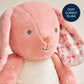 Itzy Ritzy Baby Plush Toy - Soft Stuffed Animal for Babies & Kids - Sensory Ribbons & Textured Fabrics for Tactile Play - Cozy &