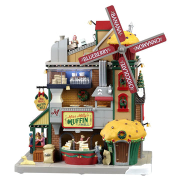 Lemax Miss Milly'S Muffin Mill, With 4.5V Adaptor #35020