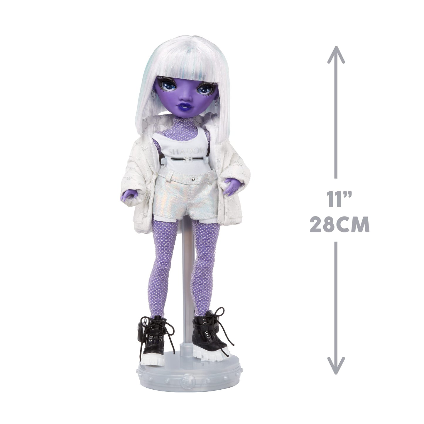 Rainbow High Shadow High Dia Mante- Purple Fashion Doll. Fashionable Outfit & 10+ Colorful Play Accessories. Great Gift for Kids