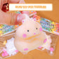 3pcs Squishy Hamster Squeeze Toys,3inch Big Cute Soft Stress Relief Squishies for Kids Party Favors, Pinch Family, Fidget Toys S