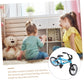 Totority Statue Alloy Tricycle Figurine Little rag Doll Model Bike Food Play Dollhouse Motorcycle Mini with Brake Decorations Doll House Miniature Artificial Bicycle Miniature