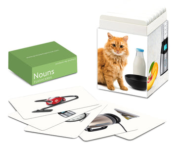 Nouns Flash Cards: 200 Modern Language Photo Cards | Vocabulary Builder | Toddler Flash Cards For Speech Therapy | Preschool Learning Activities | Esl Teaching Materials | Autism Learning Materials