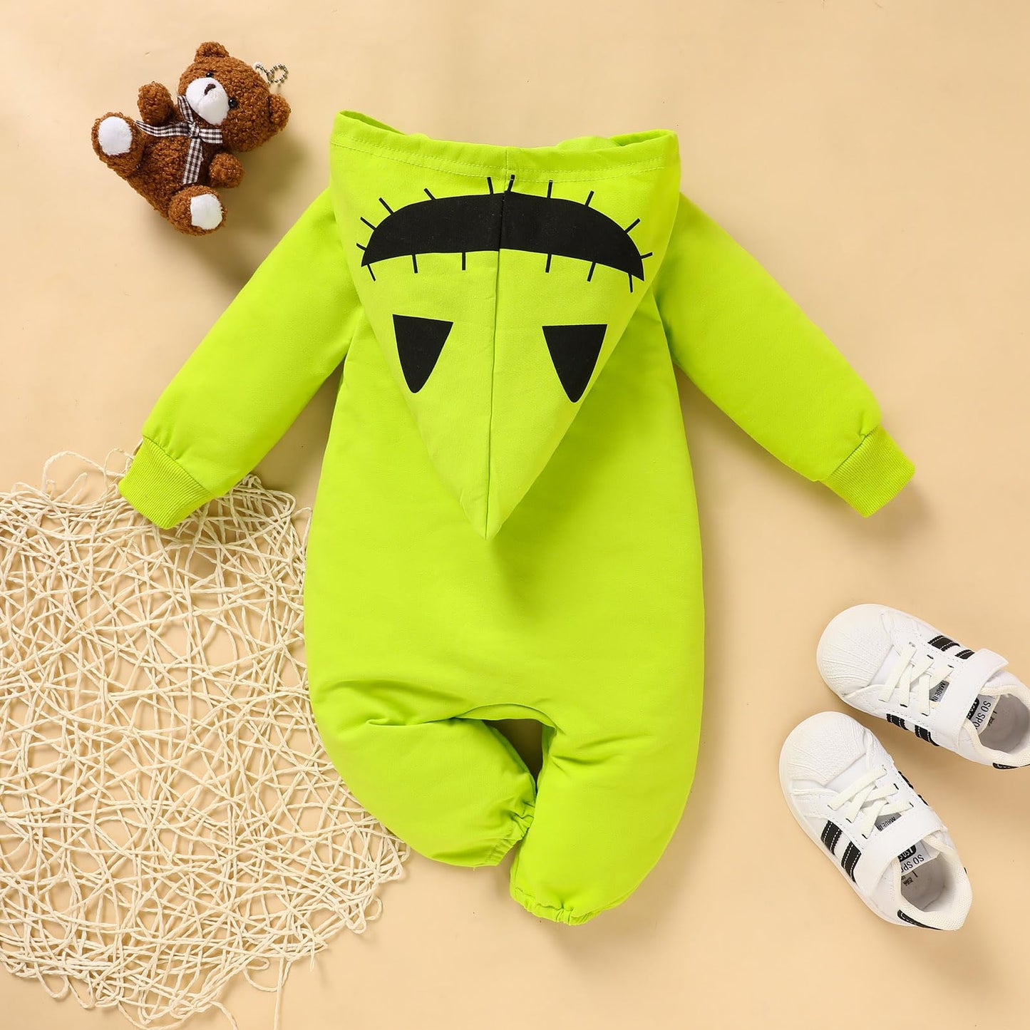 Zoelnic Baby Boy Romper Newborn Onesie Cute Baby Girl One-Piece Jumpsuits Outfits Clothes(12-18M)