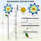 2 Packs Wind Spinners Outdoor, Garden Decorations Windmill For Yard, Pinwheels, Wind Spinners For Yard Garden, Outdoor Metal Win