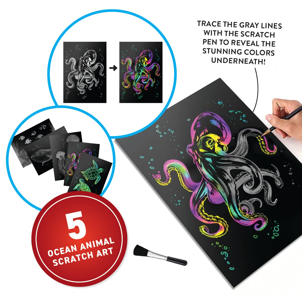 Abacus Brands Virtual Reality Oceans! Gift Box - Illustrated Interactive Vr Book And Stem Learning Activity Set - For Ages 8 And Up