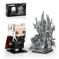 Daenerys & Thrones Building Toy And Playset Compatible With Lego Set - Building Mother Of Dragons Figures For Kids, Adults - Bas