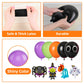 Halloween Balloon Arch Kit, 100 Pcs Purple Green Orange Halloween Balloons, Spider Pumpkin Witch Balloon Foil, Eye Black Orange