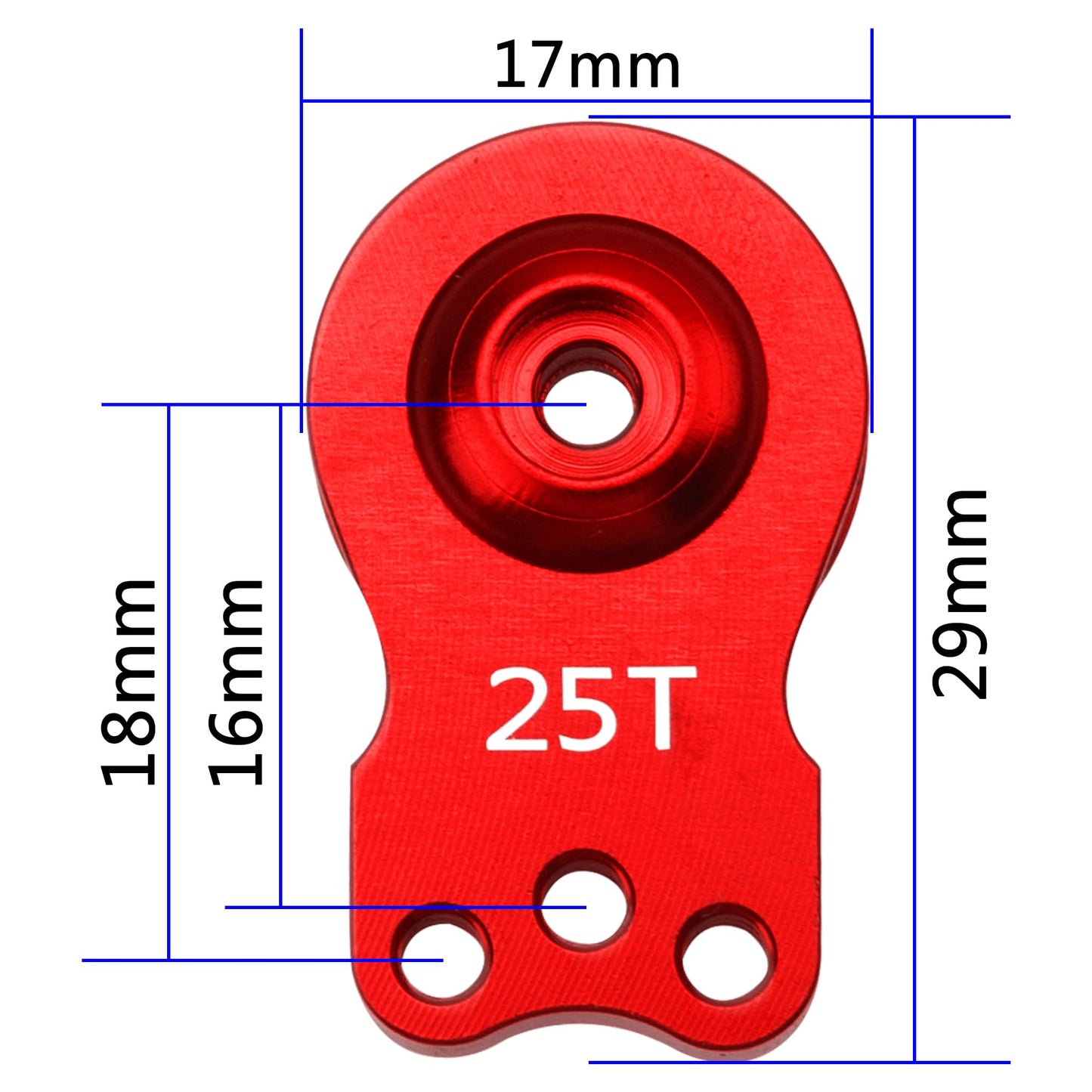 2Pcs Vgoohobby Aluminum RC 25T Servo Saver Adjustable Hi-Torque Servo Saver Compatible with Futaba Tamiya Servos 1/10 Traxxas TR
