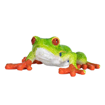 Mojo Red Eyed Tree Frog Realistic International Wildlife Hand Painted Toy Figurine