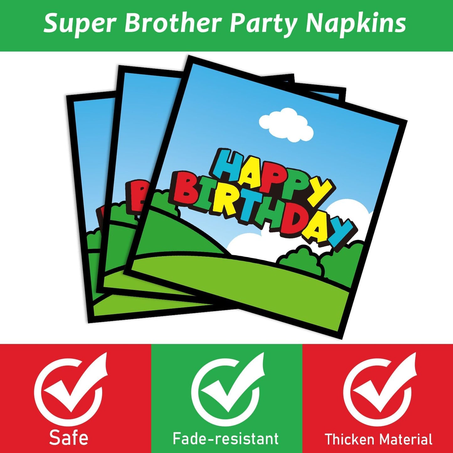 96 Pcs Super Brother Party Supplies Set Super Brother Plates Super Video Games Tablewear And Napkins Forks Super Bros Birthday P