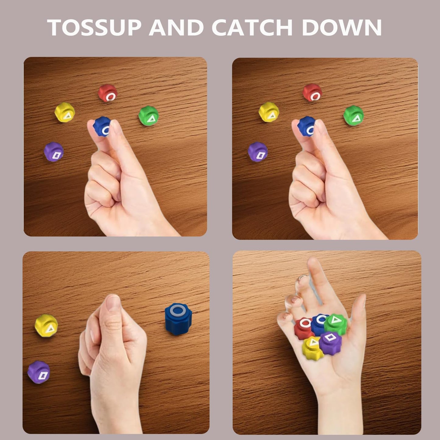 Korean Squid Traditional Play Game Catching Toy, Gonggi Set - Squid Gong Gi Game (Including Thanos Squid Gongii), Korean Jack Se