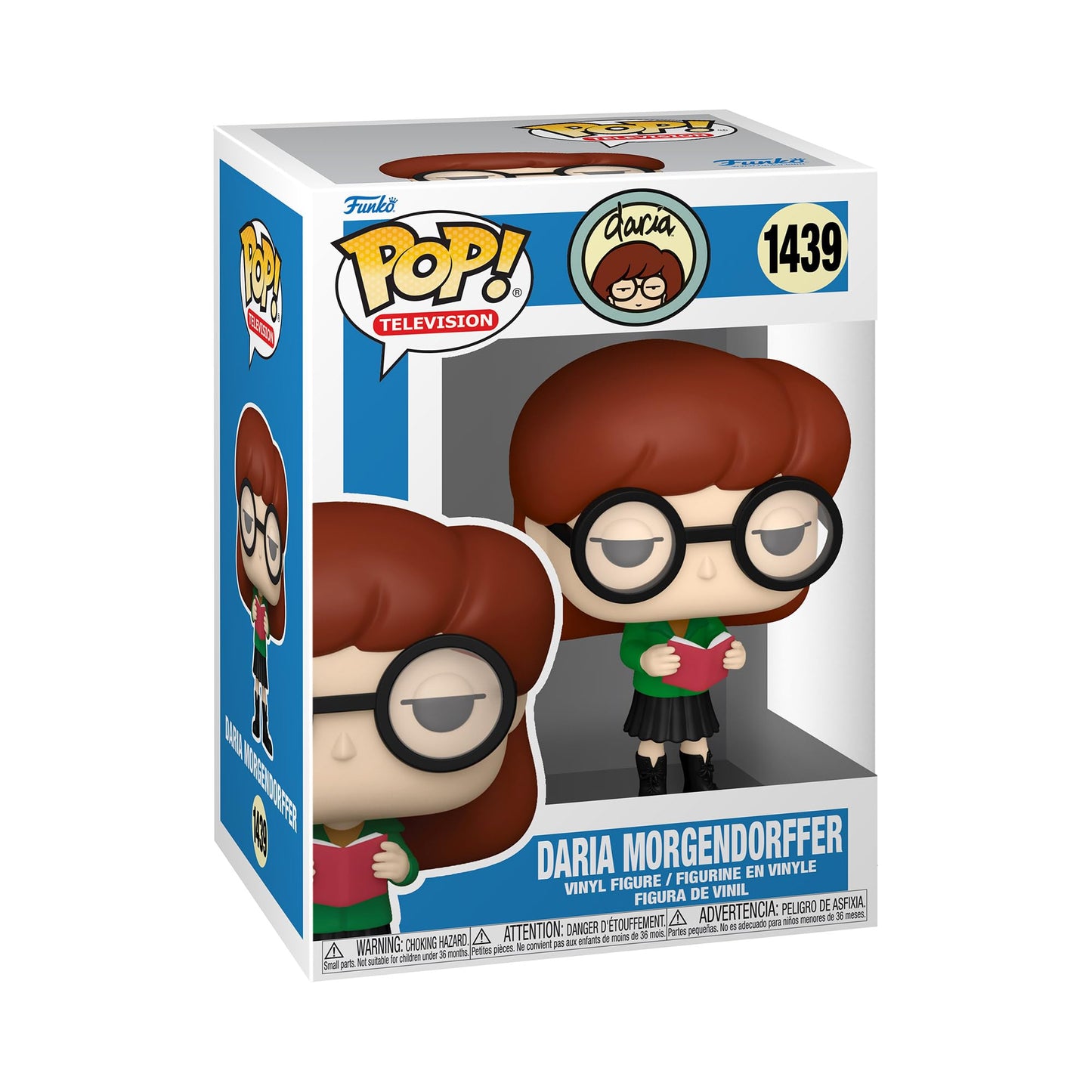 Funko POP! Daria Morgendorffer Vinyl Figure - 1/6 Rare Chase Variant - Multicolor Collectible Model 72143 for Kids & Adults