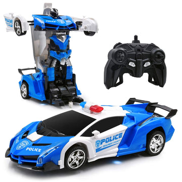 Remote Control Car,Transform Robot RC Car Age 3 4 5 6 7 8-12 Years Old for Kids, Deformation Car Model Toy Gift for Children,One