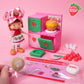 The Loyal Subjects Strawberry Shortcake Sweet Scented 5.5-inch Posable Fashion Doll in limited availability Baking Dress and Berry Bake Playset with Oven  Baking Mixtures and Cooking Accessories