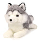 Ice King Bear 8" Gray Little Siberian Husky Plush Toy - Soft Polyester Stuffed Animal, Model IKB6910915s