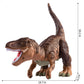 Remote Control Dinosaur T-rex Toys for Kids 3-5 Years, Rechargeable Electric Walking Robot Dinosaur with LED Lights & Sounds, Si