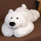 Ronivia Weighted Stuffed Animals, 29.5'' 6.2Lbs Weighted Bear Stuffed Animal Toy Cute White Bear Plush Pillow Weighted Plush Ani