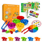 Pairez Toys Counting Toys For Kids, Animal Koala Counters W/Activity Cards For Playing Snakes And Ladders, Ludo Board Games, Mat