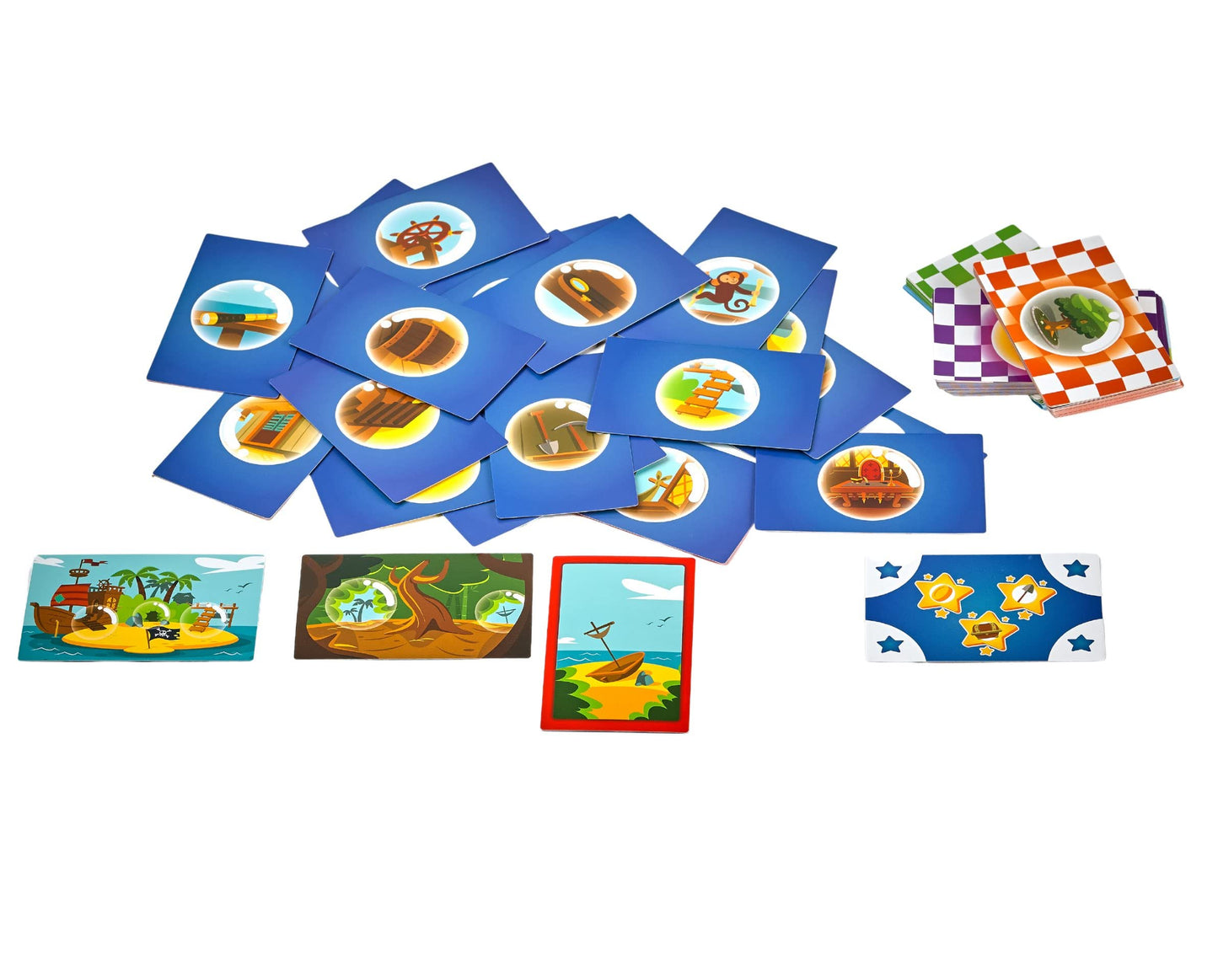 Blue Orange Games Bubble Stories Creative Preschool And Children Escape Game - Educational Pick A Path Card Game 1 To 2 Players For Ages 4+