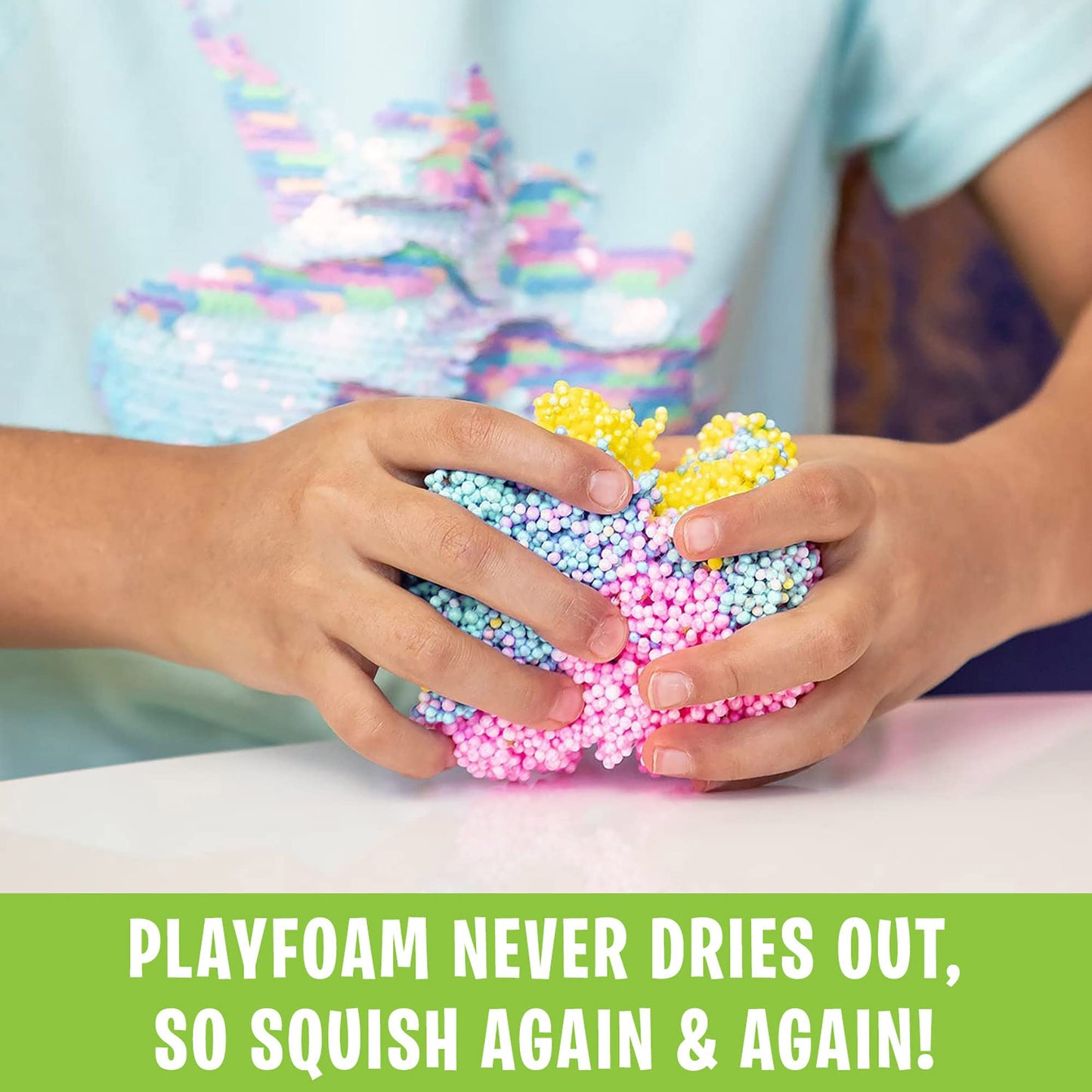 Educational Insights Playfoam Pals Unicorn Magic 2-Pack - Unicorn Party Favors, Fidget Toys for Ages 3+