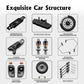 LAFPACY 1:10 Brushless RC Car Alloy Roller for Adults, 4WD Hobby On-Road Race Car Roller with 1/8 Differential and Aluminum Shoc