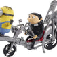 Minions: The Rise Of Gru Movie Moments Pedal Power Gru Approx 4-In/10-Cm Action Figure Interactive Toy With Articulation & Movie Scene Accessories, Great Gift For 4 Years & Older Minion Fans