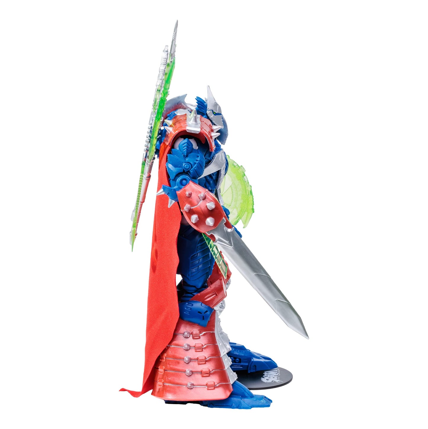 McFarlane Toys  Spawn Comic Designer Edition Manga Spawn Mega Figure with 22 Moving Parts  Collectible Figure with Accessories and Collectors Stand Base - Ages 12+