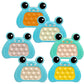 TOMFANCY Pop Quick Push Game Console Fidget Toys Light Up Handheld Puzzle Press Popping Toy for Kids mature-themed Easter Day Green Frog