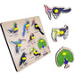 Appster Kids PreSchool Birds Wooden Puzzle Toys For Kids 3+ Jigsaw Puzzles For Adults Baby Learning Educational Toys Board Game
