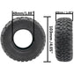 ShareGoo 1.9 inch RC Crawler Tires Rubber Mud Tires OD 103mm Compatible with Axial SCX10 90046 AXI03007 Tamiya CC01 D90 1/10 RC