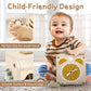 Vanplay Montessori Toys For 1+ Year Old Girls Boy Gifts, Wooden Activity Cube Sensory Toys For Babies 6-12-18 Months, Learning Educational Toys 1 2 3 Year Old First Birthday Gifts For Toddler 1-3