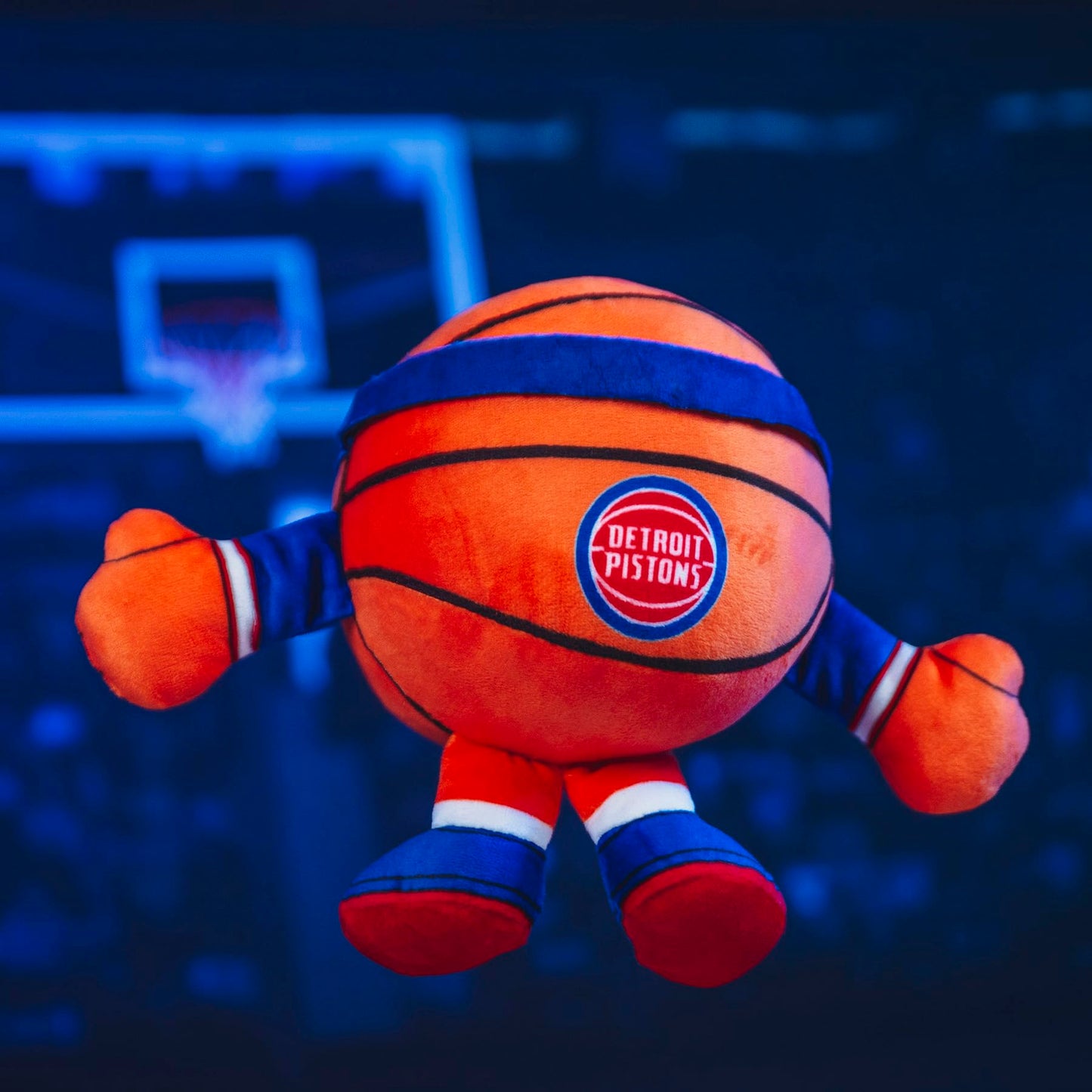 Bleacher Creatures Detroit Pistons 8'' Kuricha Basketball Sitting Plushies- Soft Chibi Inspired Plush