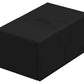 Ultimate Guard Twin Flip'N'Tray 160+, Deck Case For 160 Double-Sleeved Tcg Cards + Dice Tray, Black, Independent Magnetic Closur