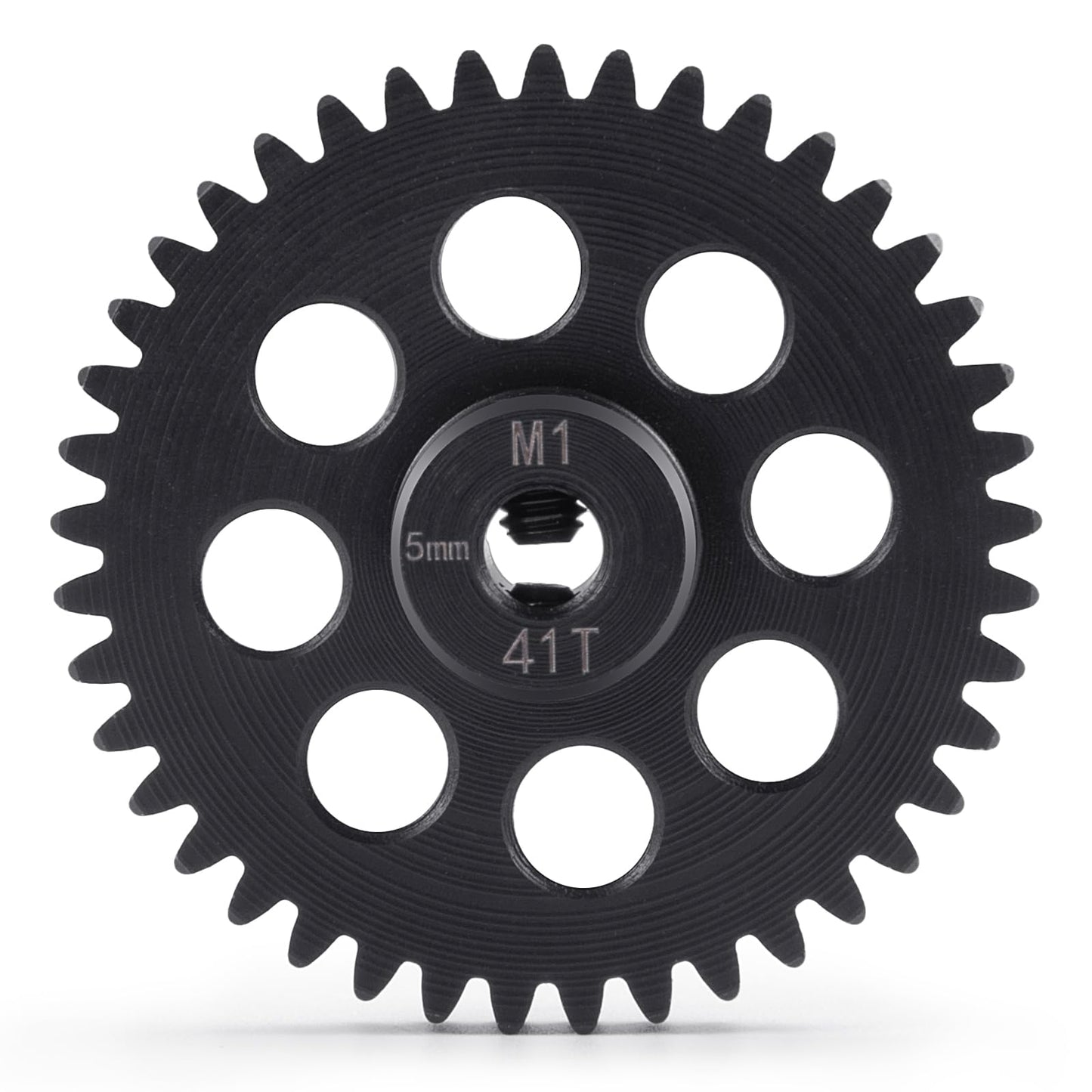 Brkrc Steel M1 Pinion Gear 34T-45T 5Mm Shaft Motor Gears For 1/8 1/10 Rc Brushless Brush Motor Electric Car/Truck Part (41T)