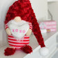 Madanar Valentine'S Day Pajama Gnome Plush Holding Conversation Heart Swedish Decor For Tiered Tray Shelf Table Decorations (Valentine'S)