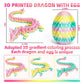 Shylizard 3D Printed Dragon Eggs With Dragon Inside,Articulated Toys,Fidget Toy For Adults Kids,Prefilled Toys For Easter Hunt,B