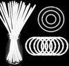 Yofobu White Glow Sticks Bulk Light Up Bracelet Glow Necklaces With Connectors 50Ct 8' Glowsticks Neon Party Favors For Christmas New Year Valentine'S Day 4Th Of July Wedding Birthday Carnival